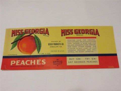 Miss Georgia can label